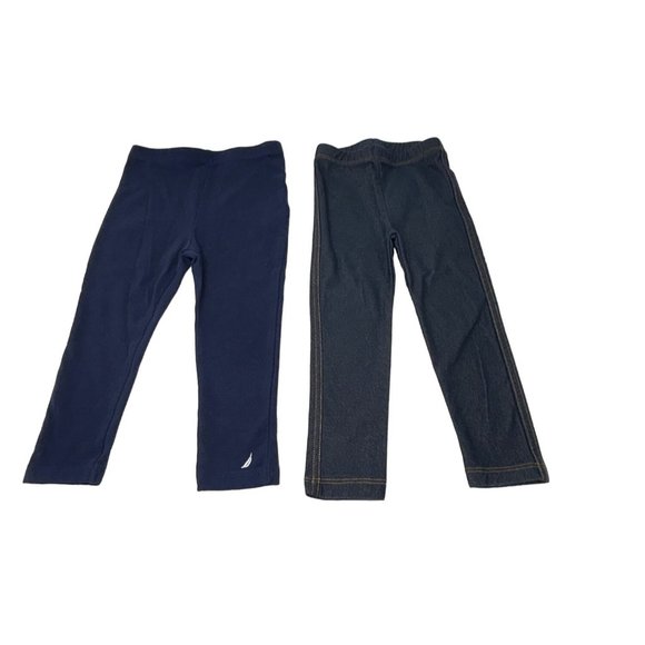 Baby Girl's Clothes - 4 Pair of Leggings and 1 Sweatshirt - Sizes 2T and 24 Mont - Picture 4 of 10